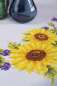 Preview: Vervaco-Kreuzstich-Stickdecke-Blumen-PN-0021761